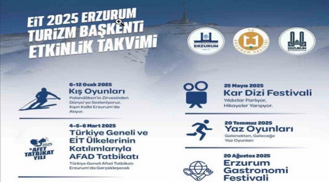 Erzurum'da Kış Oyunları start alıyor
