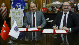 Erzurum'daki rektörlerin işbirliği protokolü...