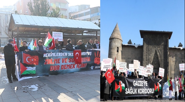 Gazze için Sessiz Yürüyüş devam