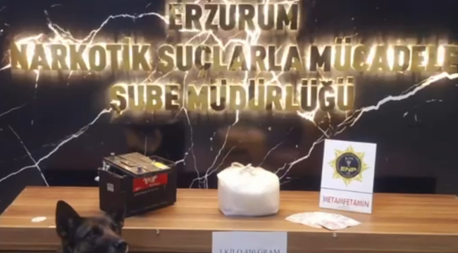 Uyuşturucuyu aküye zulalamış