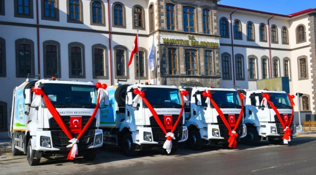 Yakutiye Belediyesi araç filosunu genişletti