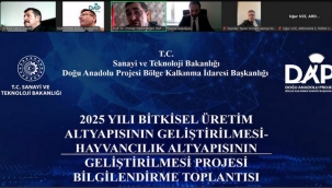 DAP destekli projeler ele alındı...