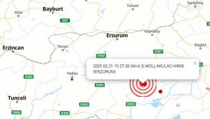 Hınıs'ta deprem...