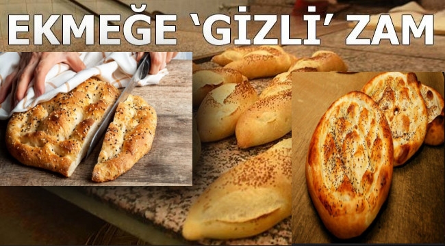 Somun ekmek direkt, pide endirekt 2 TL zam yedi