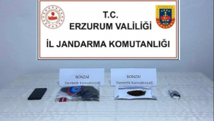 Erzurum Jandarma'dan uyuşturucu operasyonu