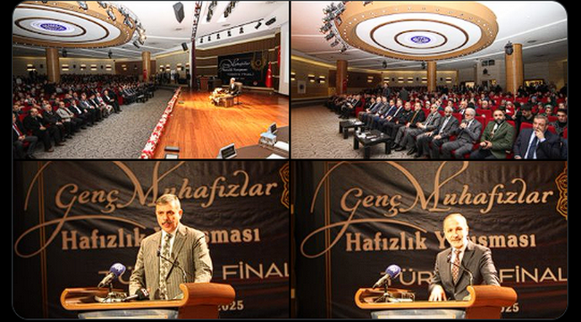 Erzurum'da Genç Muhafızlar Hafızlık Yarışması Türkiye Finali