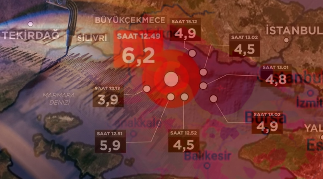 İstanbul'da artçılar devam ediyor