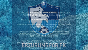 PFDK kararlarına tepkili açıklama; "Bu cezalar yalnızca Erzurumspor'a değil, tüm Erzurum'a verilmiştir"
