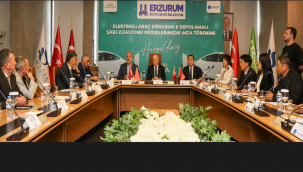 Erzurum'a elektrikli araç dönüşümü ve enerji depolamalı şarj istasyonları kurulacak