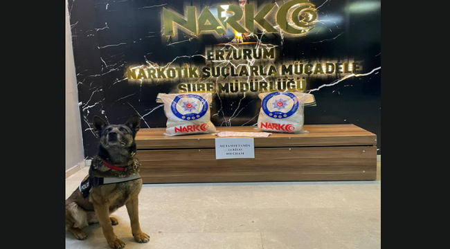 Erzurum'da uyuşturucu operasyonu