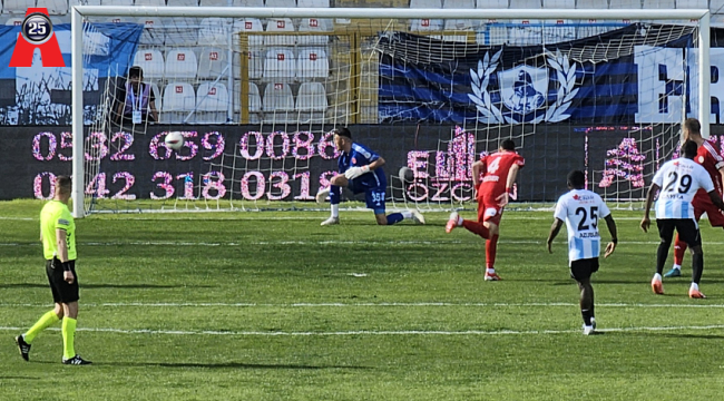 Erzurum, seyircisiz maçı 2 golle aldı
