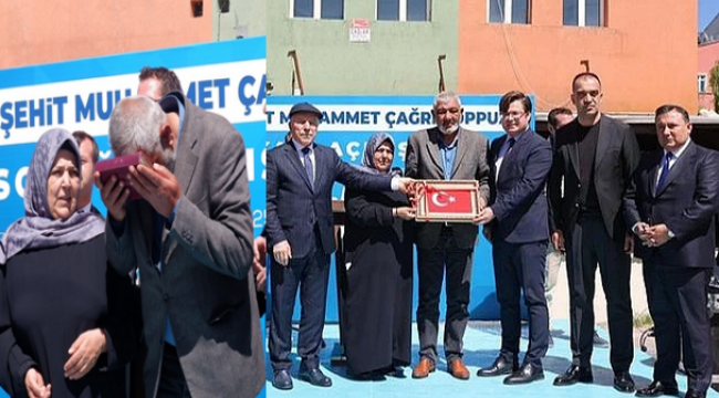 Erzurumlu şehidin adı yaşadığı sokağa verildi