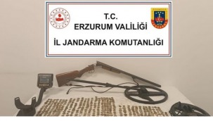 Tekman'da tarihi eser kaçakçılığı operasyonu