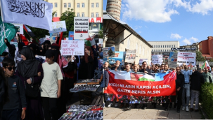 "Vicdanların kapısı açılsın, Gazze nefes alsın"