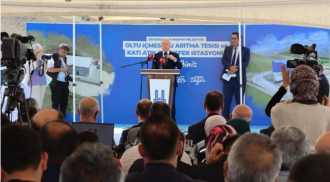 Büyükşehir'den Oltu içme suyuna neşter