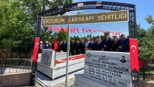 Şehitler dualarla anıldı