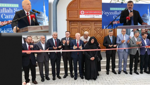 Şükrü Paşa'da Feyzullah Cami ibadete açıldı
