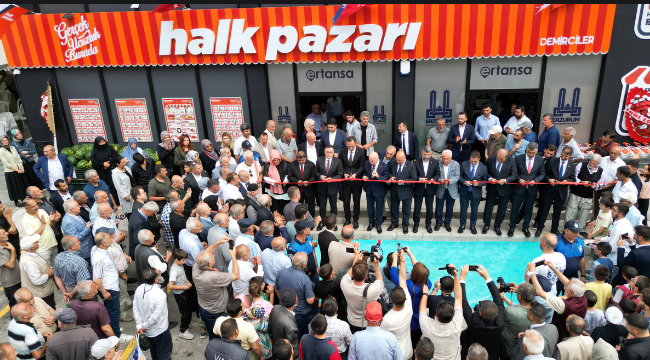 Büyükşehir, halk pazarı beşinci şubesini de açtı