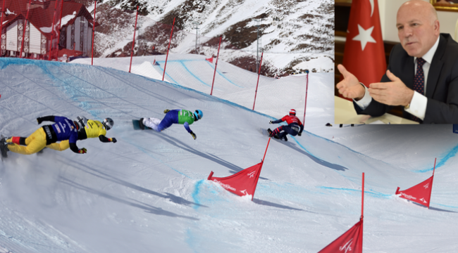 2026 Snowboard Dünya Kupası yeniden Erzurum'da 