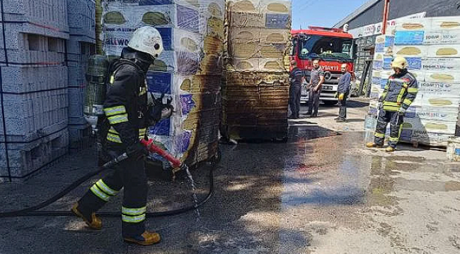 Bu yangın da keresteciler sitesinde...