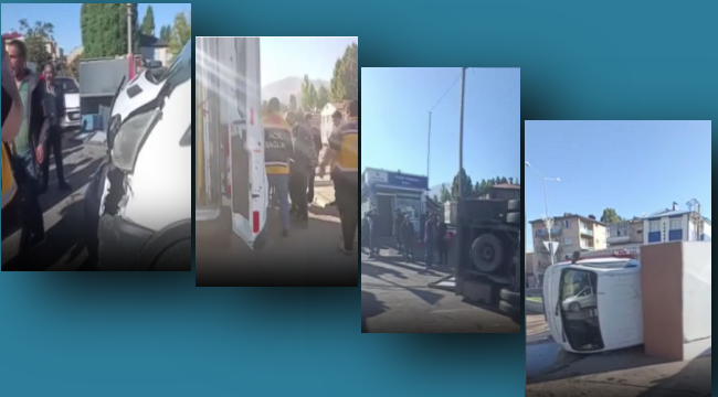 Erzurum'da zincirleme trafik kazası