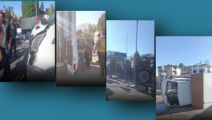 Erzurum'da zincirleme trafik kazası