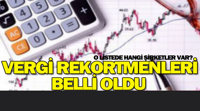 Erzurum Vergi Rekortmenleri