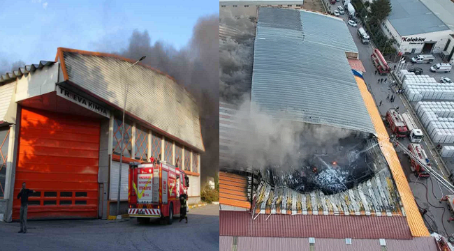 Organize Sanayi'de yangın