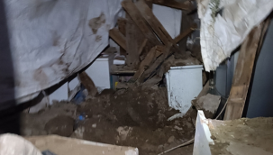 Pasinler'de çoban evi çöktü, eşi ve 2 çocuğu öldü