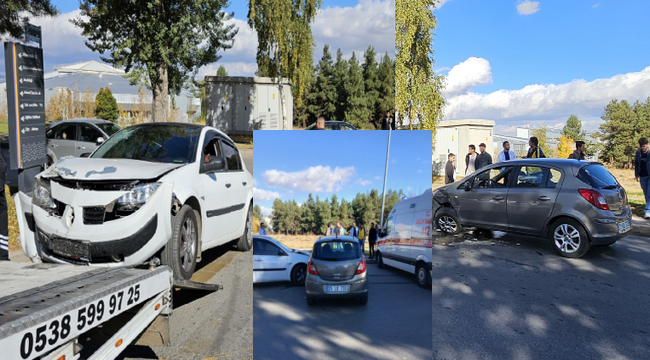 AÜ yerleşkesinde bir kaza daha