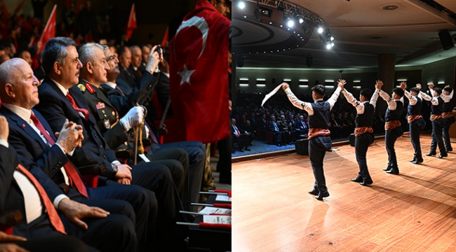 Erzurum'da Cumhuriyet Bayramı salonda kutlandı