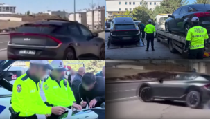 Erzurum'da o driftçilerin hızı kesildi