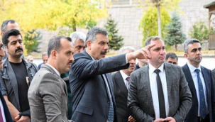 İspir'deki heyelan bölgesine kaya tahkimatı