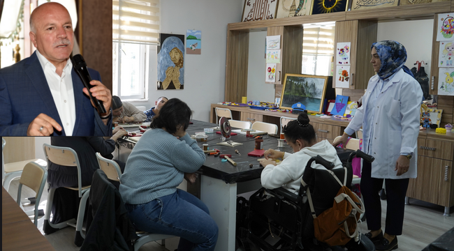 Özel Gereksinimli Bireylere Büyükşehir Belediye Kursları