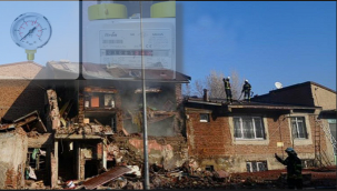 Bu evde patlama oldu, şehirde 24 saattir doğalgaz yok