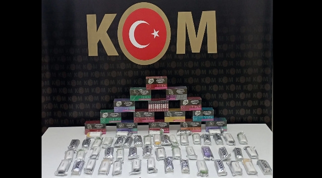 Erzurum'da sigara kaçakçılığı operasyonu