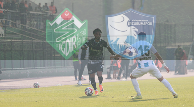 Iğdır FK: 2 - Erzurumspor FK: 1