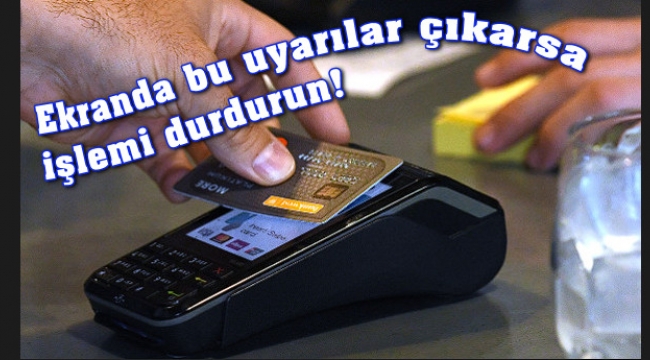 Kredi kartı kullananlar dikkat!
