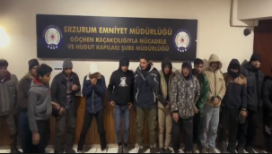 Düzensiz göçmenlerin umuda yolculuğu Erzurum'da bitti