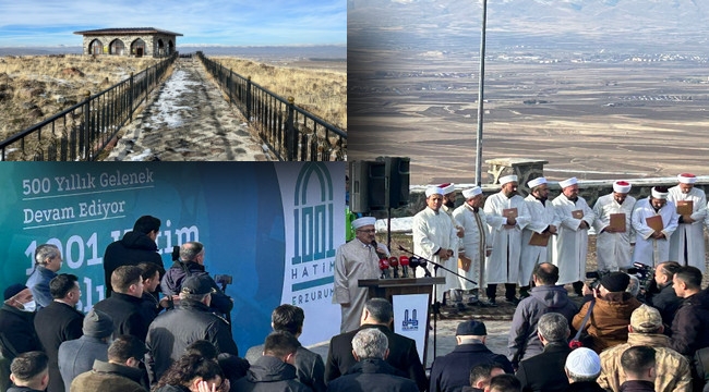 Erzurum'da "Binbir Hatimler" okunmaya başlandı