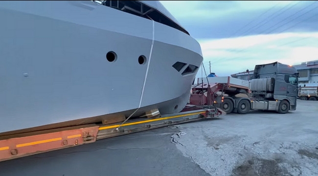 Erzurum'da tekne karaya oturdu...