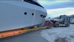 Erzurum'da tekne karaya oturdu...