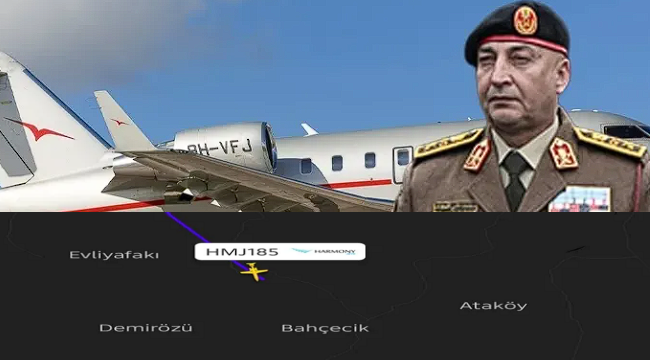 Libya askeri heyetini taşıyan uçak Ankara'da düştü