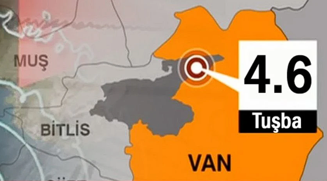 Van'da korkutan deprem
