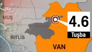 Van'da korkutan deprem