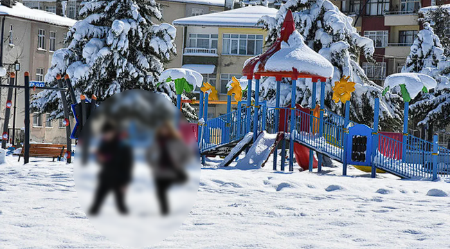 Erzurum'da okullara kar tatili