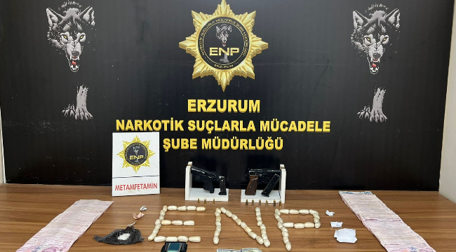 Erzurum'da uyuşturucu operasyonu