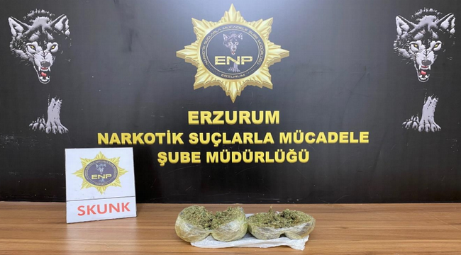 Erzurum'da uyuşturucu operasyonu...