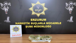 Erzurum'da uyuşturucu operasyonu...