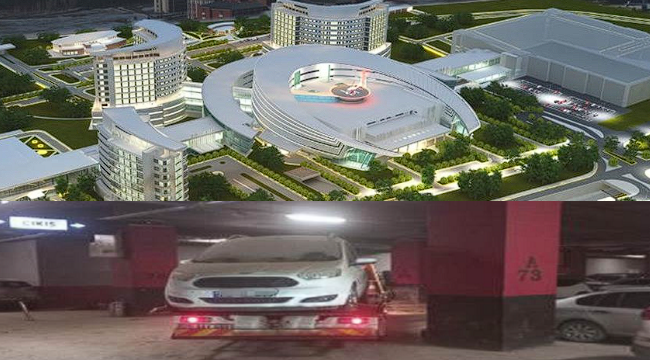 Hastane otoparkına aracını terk edenlere son uyarı